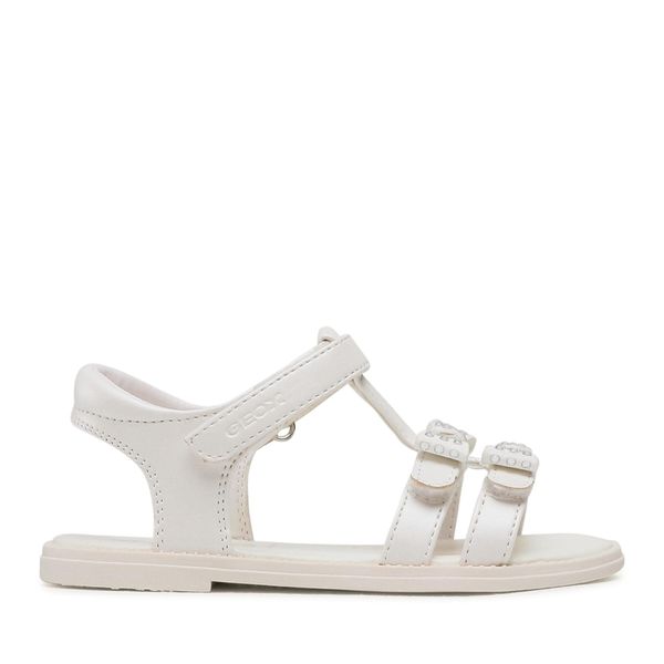 Geox Сандали Geox J S.Karly G.G J1535G 000NF C1000 S Бял