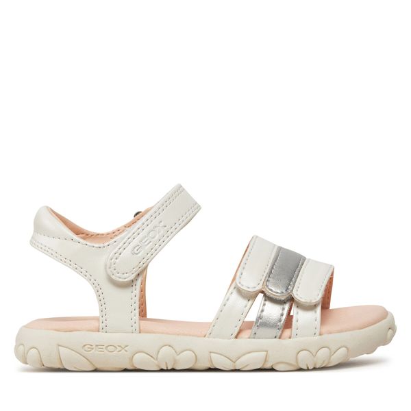 Geox Сандали Geox J Sandal Haiti Girl J458ZD 000NF C0459 M Бял