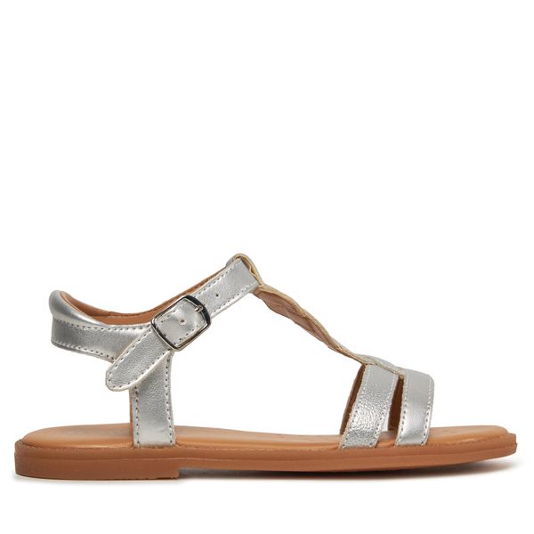 Geox Сандали Geox J Sandal Karly Girl J4535H 0NFQD C1007 S Сребрист