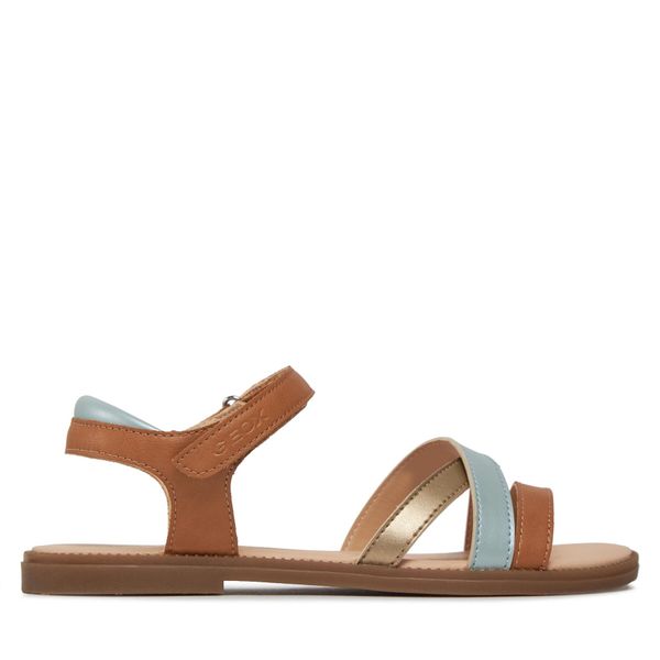 Geox Сандали Geox J Sandal Karly Girl J5235D 054AJ C5BF3 D Бежов