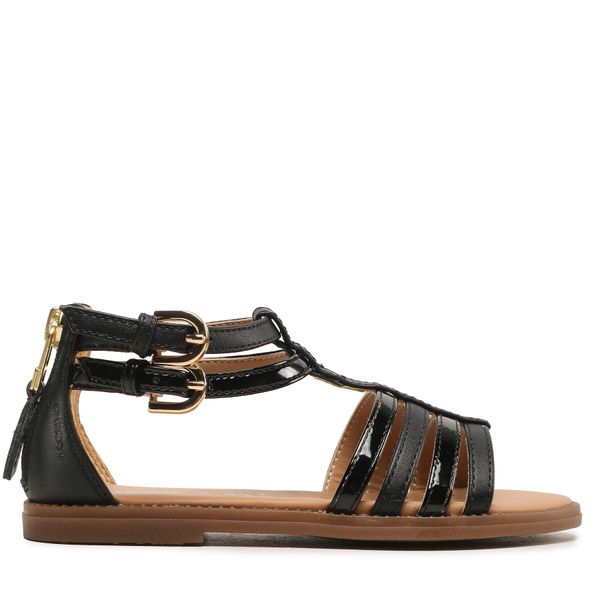 Geox Сандали Geox J Sandal Karly Girl J7235D05402C9999 S Черен