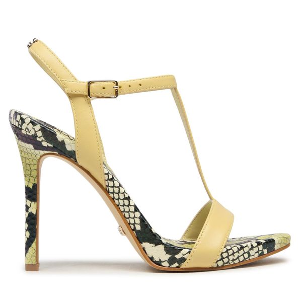 Guess Сандали Guess Facy FL6FAC LEA03 Жълт