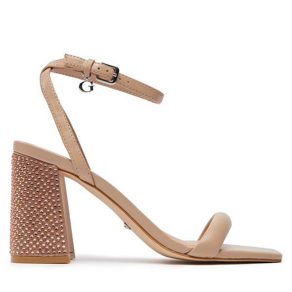 Guess Сандали Guess FLJGEL LEA03 Бежов