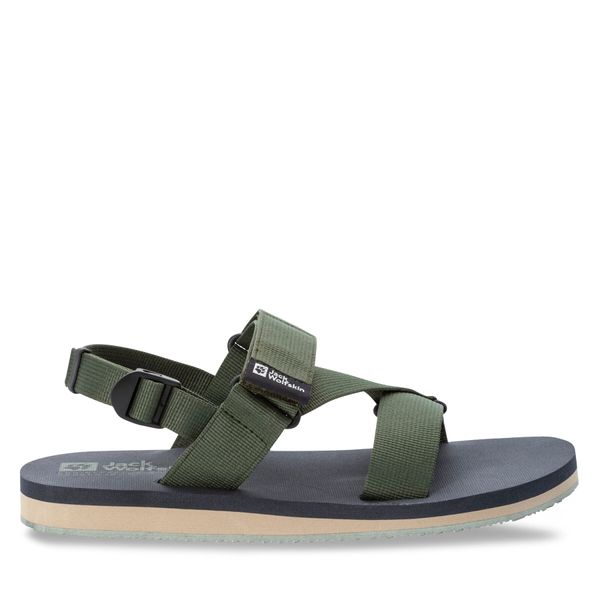 Jack Wolfskin Сандали Jack Wolfskin Urban Entdeckung Belt Sandal 4056711 Зелен