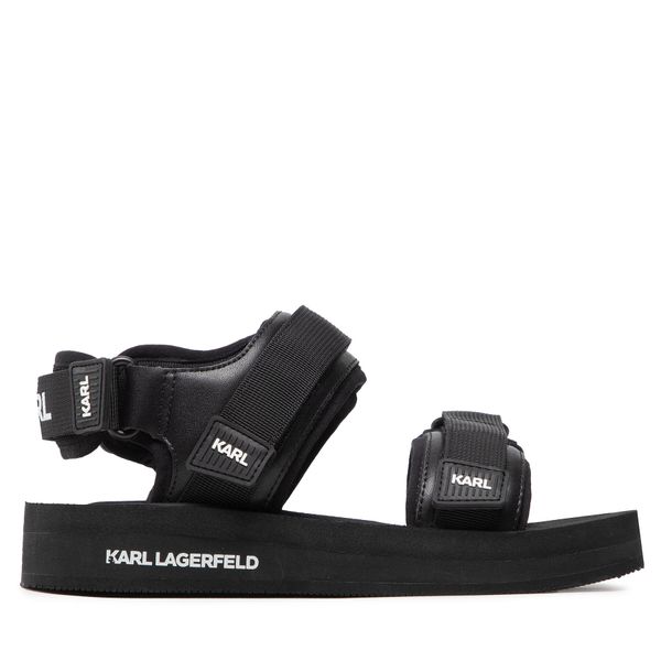 KARL LAGERFELD Сандали KARL LAGERFELD KL70510 Черен