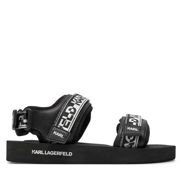 KARL LAGERFELD Сандали KARL LAGERFELD KL70511 Черен