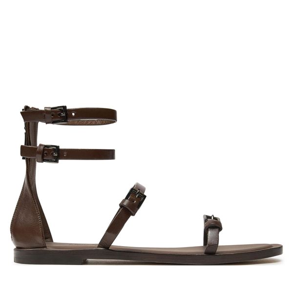 Max Mara Сандали Max Mara Evegflat 24145210326 Кафяв