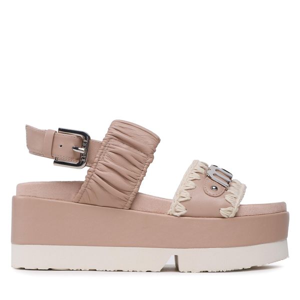 Mou Сандали Mou Japanese # 03 Two Band SW471001C Бежов