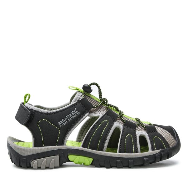 Regatta Сандали Regatta Westhore Jnr RKF600 Black/Lime Green 03Y