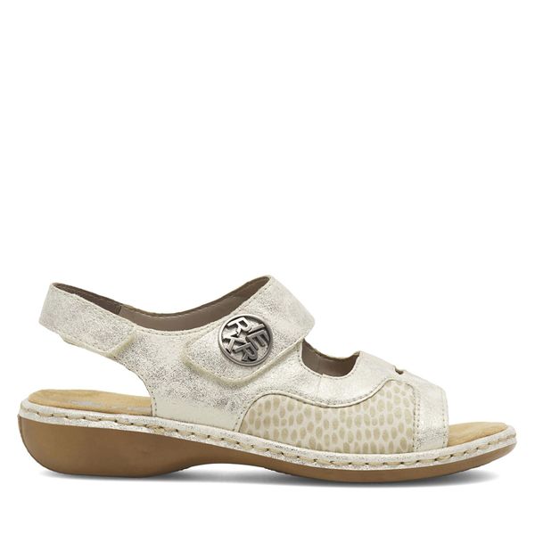 Rieker Сандали Rieker 65989-90 Сребърно родиево покритие