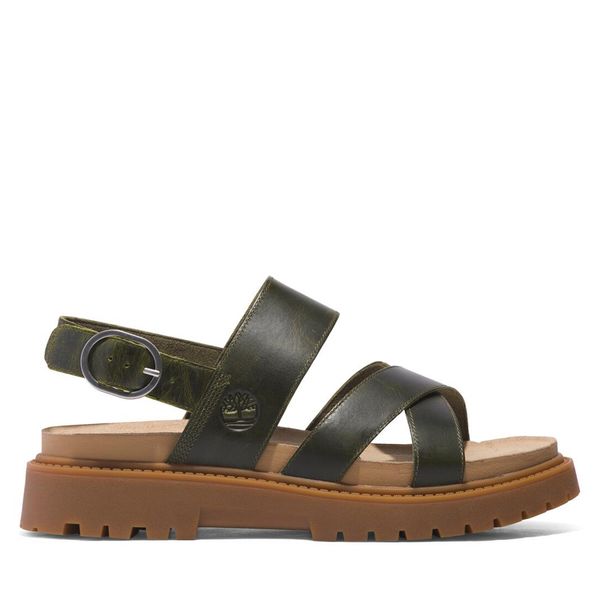 Timberland Сандали Timberland Clairemont Way Cross Strap Sandal TB0A2KZ5EEQ1 Каки