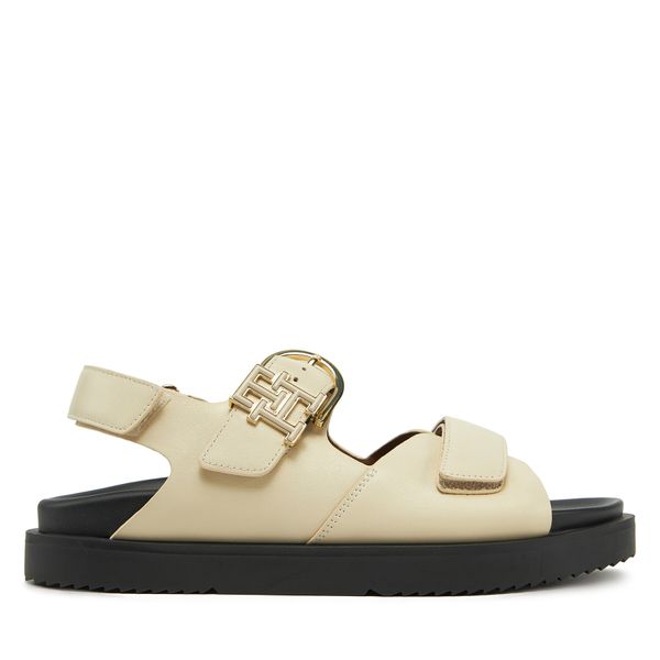 Tommy Hilfiger Сандали Tommy Hilfiger Leather Sporty Sandal FW0FW08799 Екрю