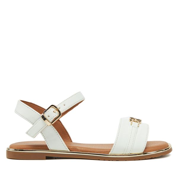 Tommy Hilfiger Сандали Tommy Hilfiger Sandal T3A2-33778-0326 M Бял