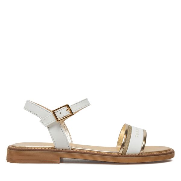 Tommy Hilfiger Сандали Tommy Hilfiger Sandal T4A2-33944-1281 S Бял