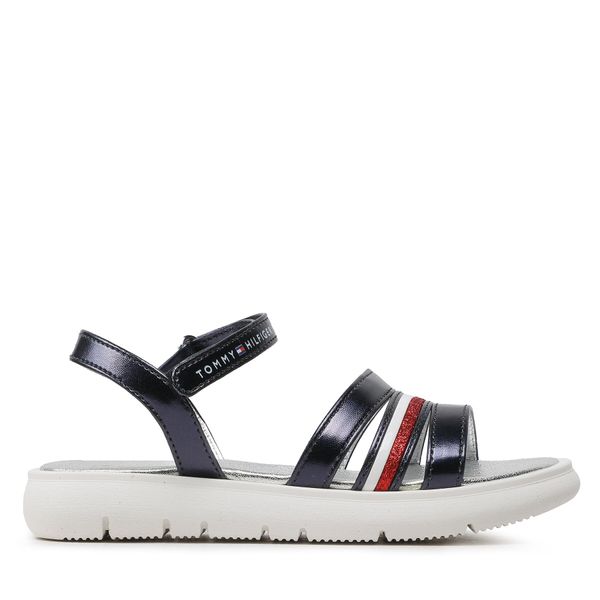 Tommy Hilfiger Сандали Tommy Hilfiger Stripes Velcro T4A2-32771-1372 M Тъмносин