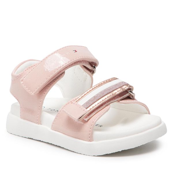 Tommy Hilfiger Сандали Tommy Hilfiger Velcro Sandal T1A2-32169-0710 M Розов