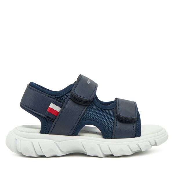 Tommy Hilfiger Сандали Tommy Hilfiger Velcro Sandal T1B2-33898-1591 M Тъмносин