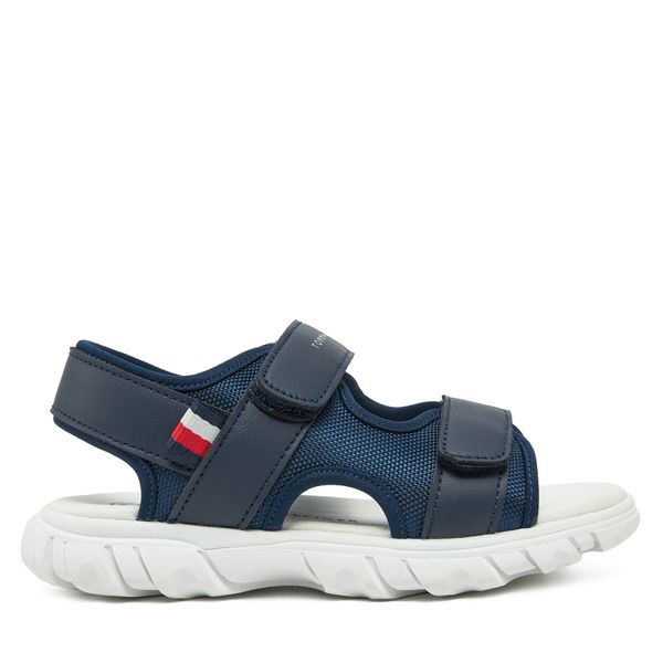Tommy Hilfiger Сандали Tommy Hilfiger Velcro Sandal T1B2-33898-1591 S Тъмносин