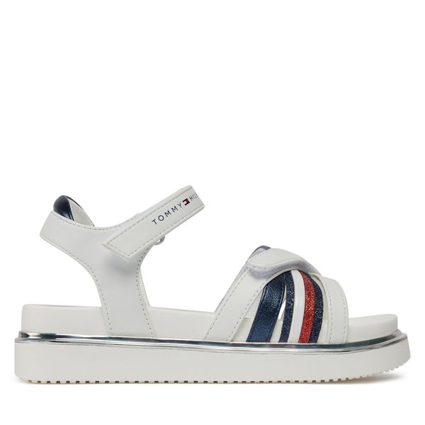 Tommy Hilfiger Сандали Tommy Hilfiger Velcro Sandal T3A2-33240-0273 M Бял