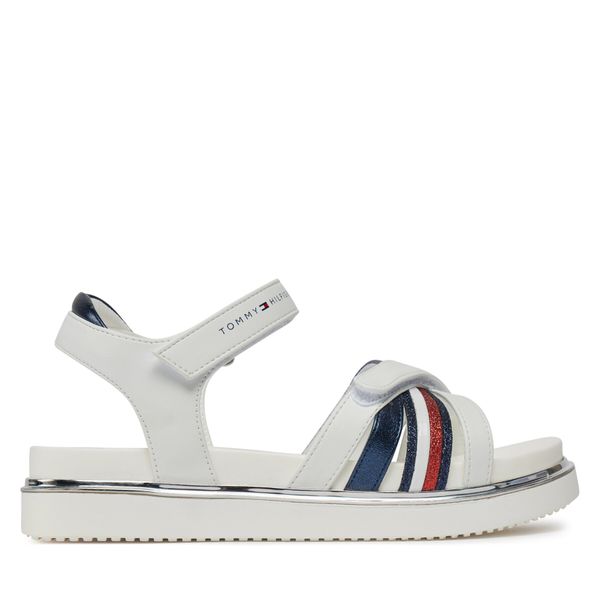 Tommy Hilfiger Сандали Tommy Hilfiger Velcro Sandal T3A2-33240-0273 S Бял