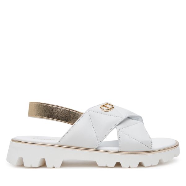 TWINSET Сандали TWINSET 251GCJ044 S Бял