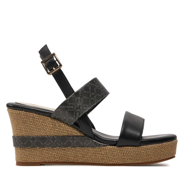 U.S. Polo Assn. Сандали U.S. Polo Assn. Alyssa019 Print Черен