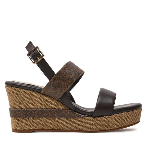 U.S. Polo Assn. Сандали U.S. Polo Assn. Alyssa019 Print Кафяв