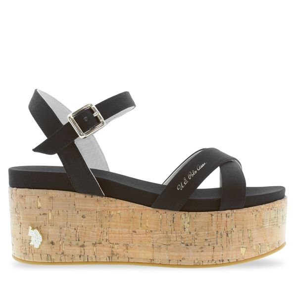 U.S. Polo Assn. Сандали U.S. Polo Assn. Loren LOREN002 Черен
