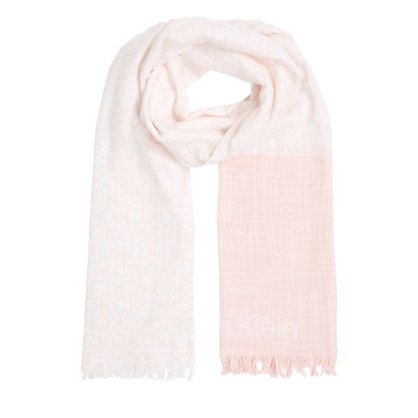 Calvin Klein Шал Calvin Klein Monogram K60K612979 Розов