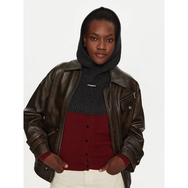 Pinko Шал - комин Pinko Balaclava 104327 A27B Сив