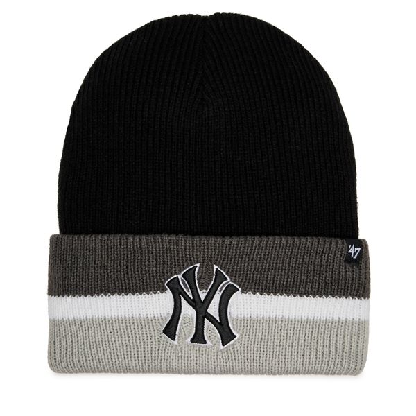 47 Brand Шапка 47 Brand MLB New York Yankees Split Cuff 47 B-SPLCC17ACE-BK Black