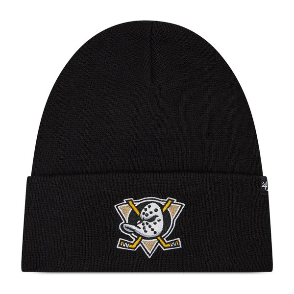47 Brand Шапка 47 Brand Nhl Anahein Ducks Haymaker '47 Cuff Knit H-HYMKR25ACE-BKC Black
