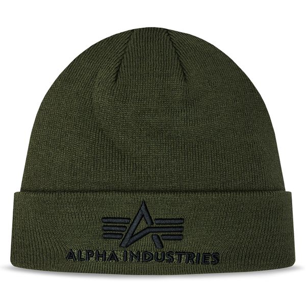 Alpha Industries Шапка Alpha Industries 3D Beanie 168910 Зелен