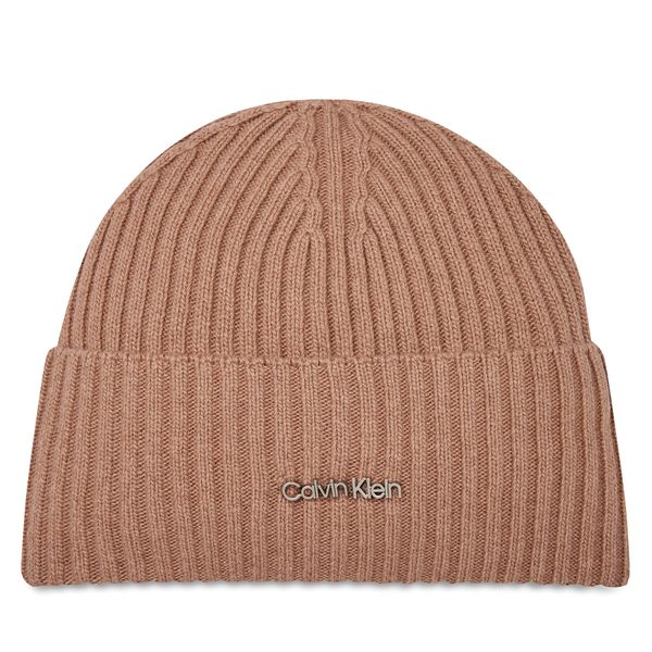 Calvin Klein Шапка Calvin Klein Ck Must Logo Beanie K60K611401 Ash Rose VB8