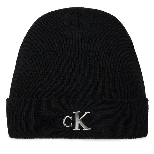 Calvin Klein Jeans Шапка Calvin Klein Jeans Minimal Monogram Beanie K60K611542 Black BEH