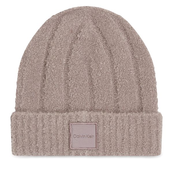 Calvin Klein Шапка Calvin Klein Modern Patch Chunky K60K612596 Бежов