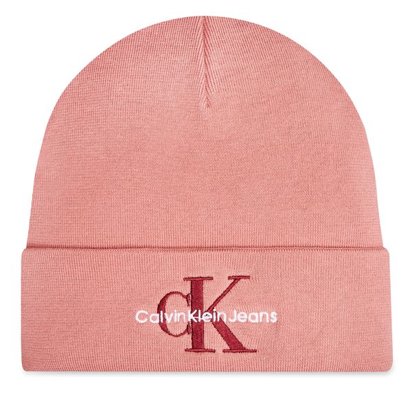 Calvin Klein Шапка Calvin Klein Mono Logo Embro K60K612668 Розов