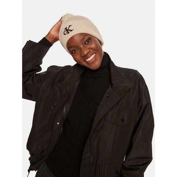 Calvin Klein Шапка Calvin Klein Seasonal K60K612653 Бежов