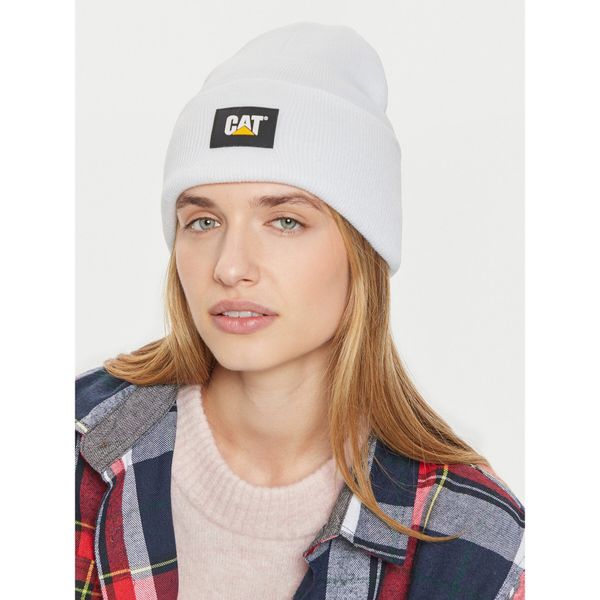 CATerpillar Шапка CATerpillar Label Cuff 1090026 Бял