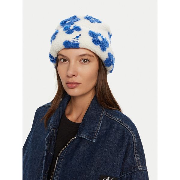 Kangol Шапка Kangol Floral Fleece Beanie K5421 Бял