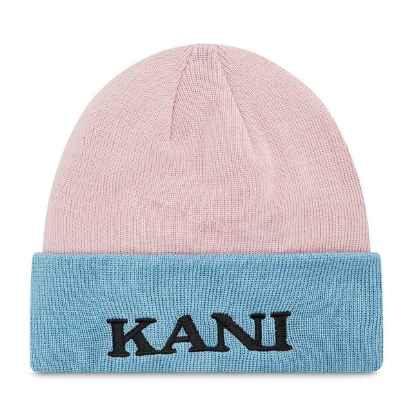 Karl Kani Шапка Karl Kani Retro Block Beanie 7020114 Rose/Light Blue