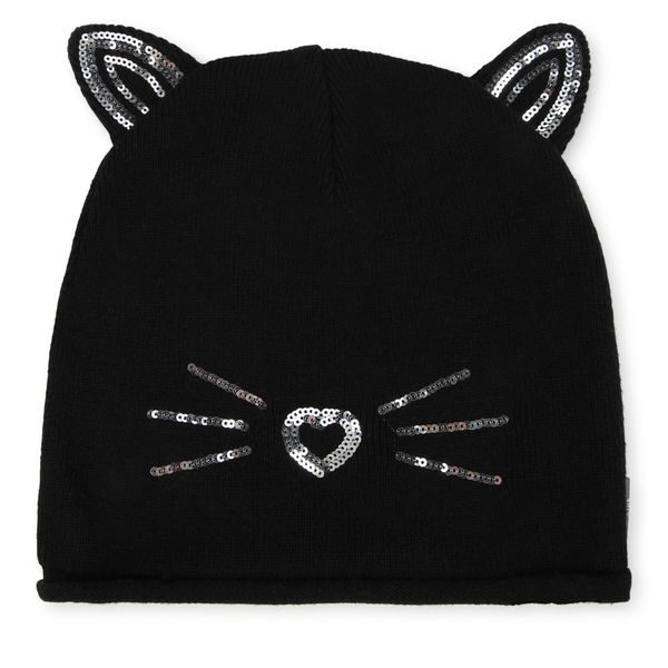 Karl Lagerfeld Kids Шапка Karl Lagerfeld Kids Z11059 Черен