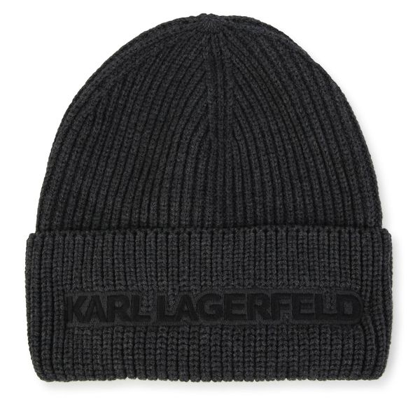 Karl Lagerfeld Kids Шапка Karl Lagerfeld Kids Z21039 Dark Chine Grey A62