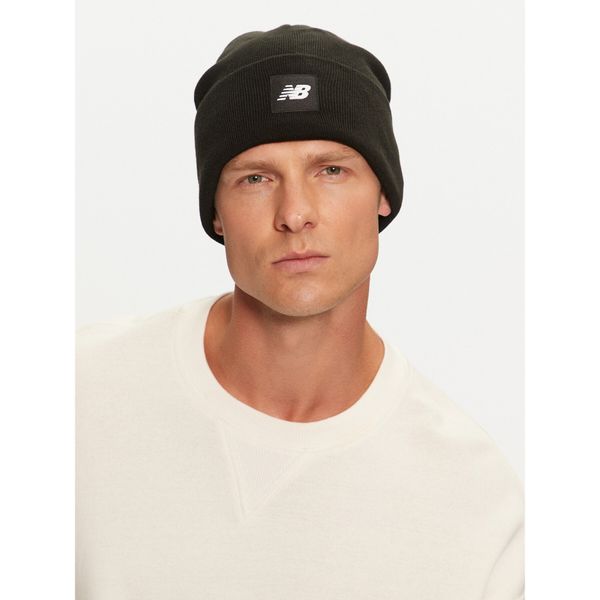 New Balance Шапка New Balance LAH13034 Черен