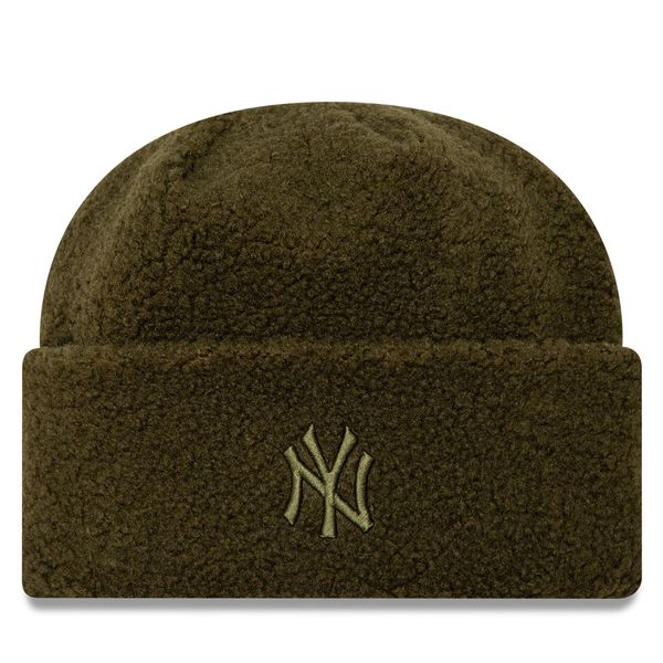 New Era Шапка New Era Borg New York Yankees Cuff Knit Beanie 60580758 Зелен