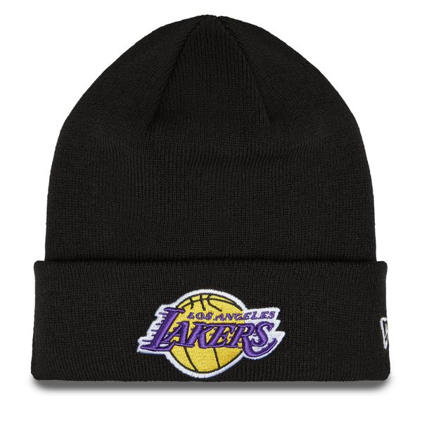 New Era Шапка New Era Essential Cuff Beanie Los Angeles Lakers Hat 60348856 Черен