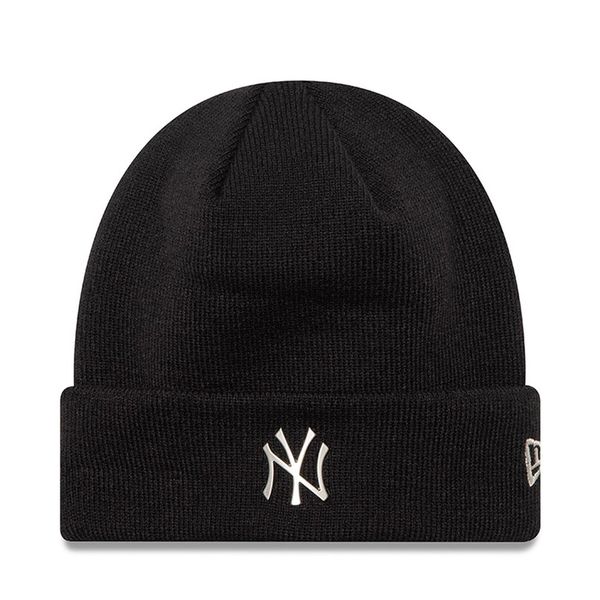 New Era Шапка New Era Metallic Cuff Beani Черен