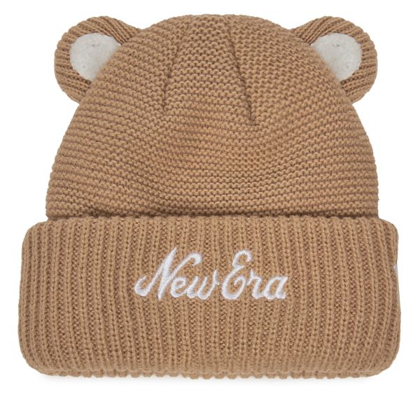 New Era Шапка New Era Teddy Bear Ears Cuff Knit Beanie 60580794 Кафяв