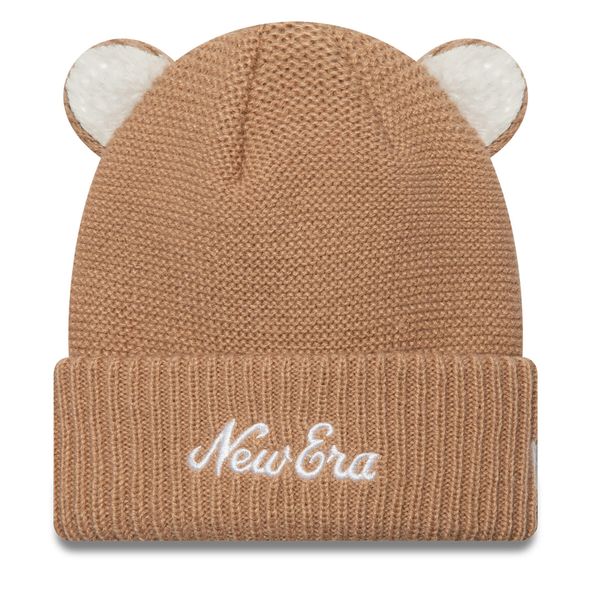New Era Шапка New Era Teddy Bear Ears Cuff Knit Beanie 60580864 Кафяв