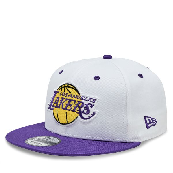 New Era Шапка New Era White Crown Patch 950 Lakers 60364274 Бял